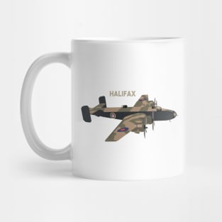 Halifax British WW2 Airplane Mug